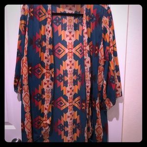 Boutique Aztec duster L&B